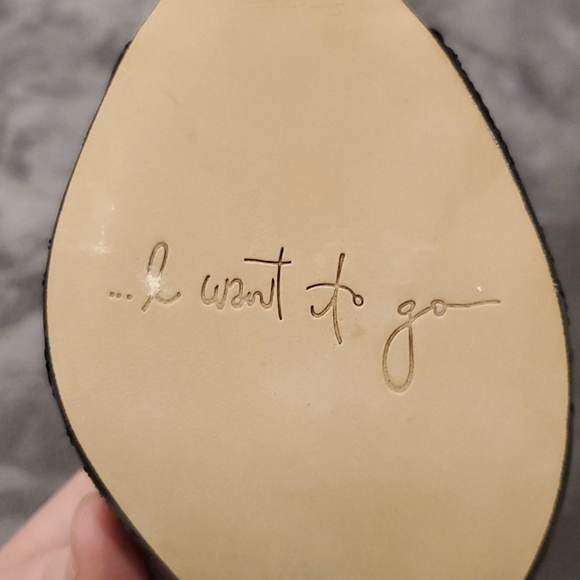 Mimco Black Peeptoe Heels - Picture 7 of 8